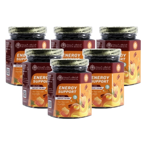 Seven Khalta Date Paste And Royal Jelly - 250ml (6 Jars)