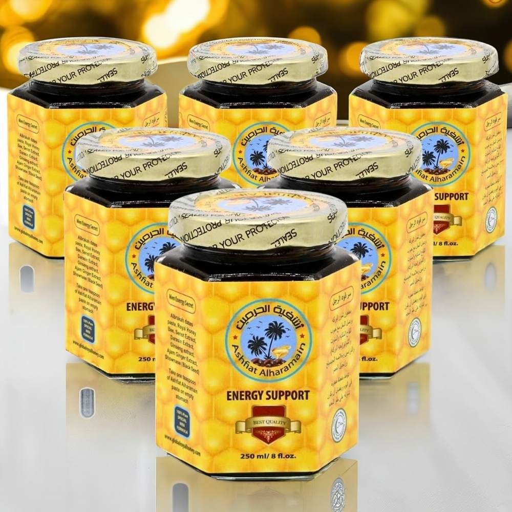Ashfiat ALharamain Energy Support 250 gram (6 Jar)